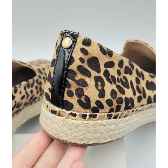 Dr. Scholl's BE Energized Leopard Print Espadrilles Slip On Shoes Sz 10 - Picture 8 of 11
